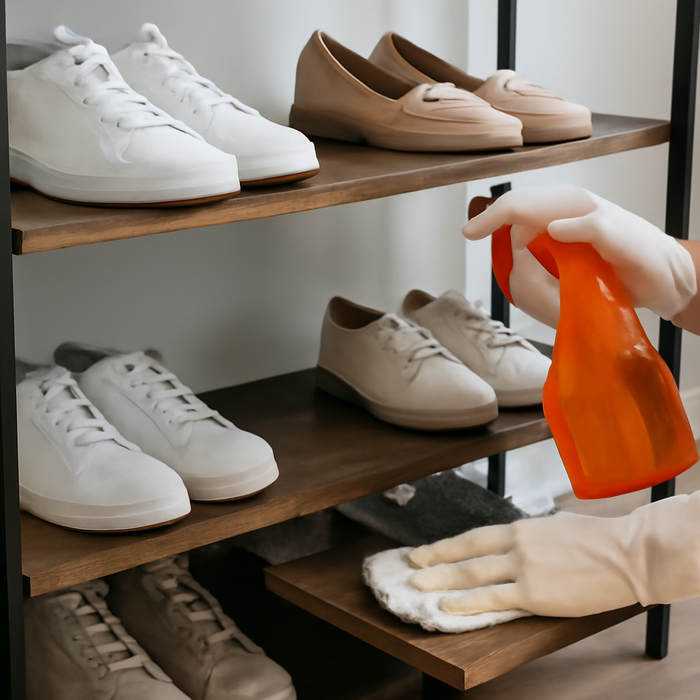 Schuhregal richtig reinigen – So bleibt dein Regal sauber und ordentlich