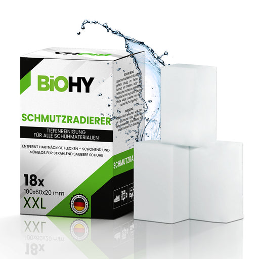 BiOHY Schmutzradierer, Zauberschwämme aus Melaminharzschaum, 1er-Packung, Frontansicht