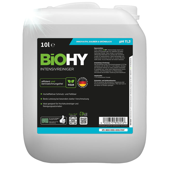 BiOHY Intensivreiniger im 10er-Pack – 10 x 1 Liter Großgebinde