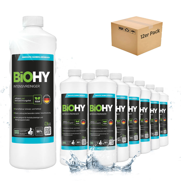 BiOHY Intensivreiniger im 12er-Vorratspack – 12 x 1 Liter Konzentrat