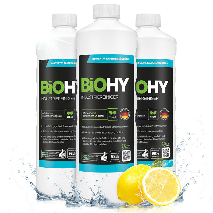 BiOHY Industriereiniger – Verschluss-Detail der Flasche