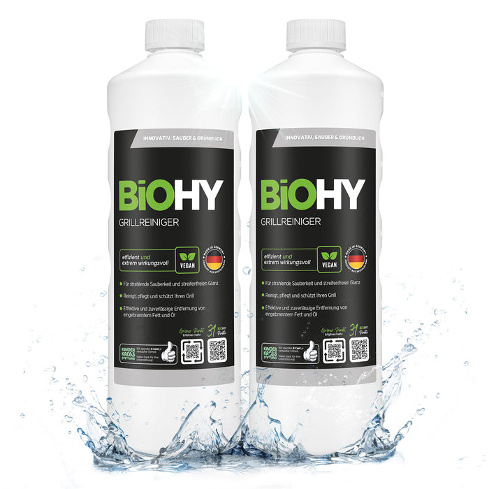 BiOHY Grillreiniger im 2er-Pack – 2 x 1 Liter Konzentrat