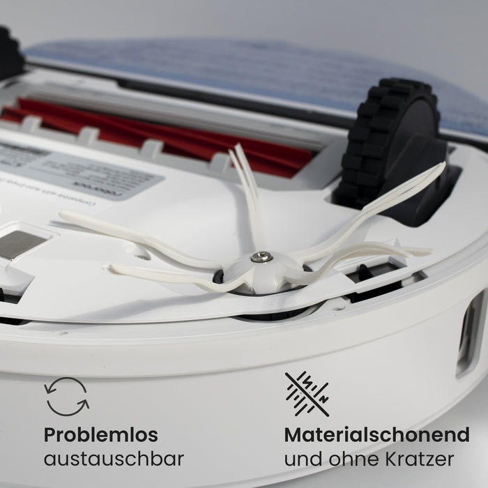 BiOHY Seitenbürste für Roborock S5/S6/S7 – Erklärgrafik zur Montage, Teil 4