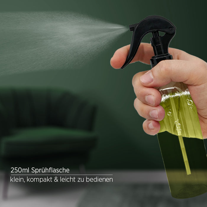 BiOHY Sprühflasche transparent 250 ml in der Anwendung beim Reinigen