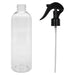 BiOHY Sprühflasche transparent 250 ml mit verstellbarem Sprühkopf