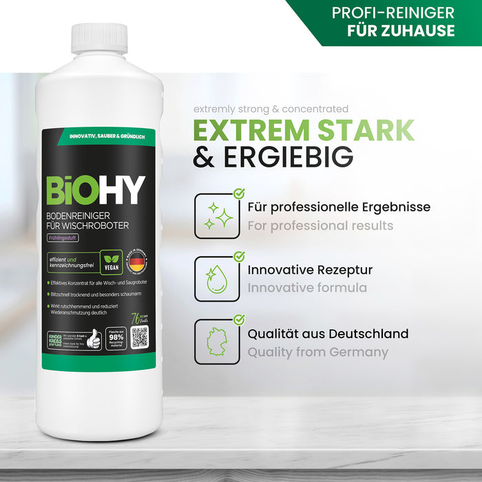 BiOHY Wischroboter-Bodenreiniger Frühlingsduft – Produktübersicht