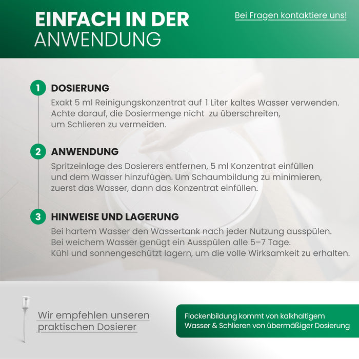 Saugroboter mit Wischfunktion auf Parkett – BiOHY materialschonendes Konzentrat