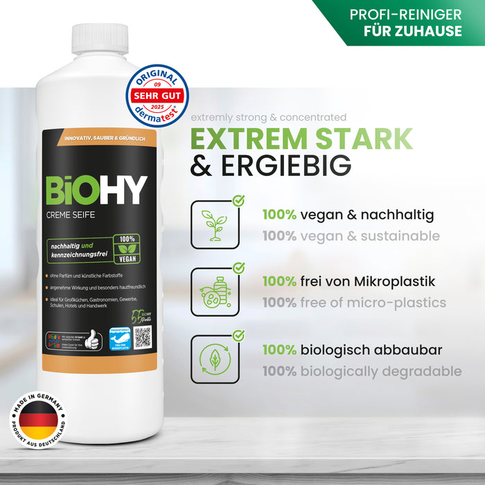 BiOHY Creme Seife 10L (B2B) – Hinweis zur Verpackung