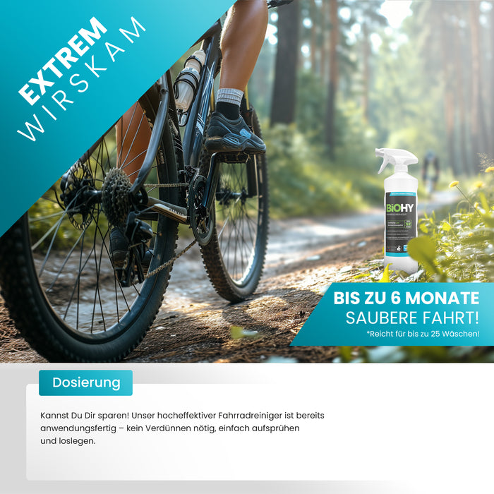 BiOHY Fahrradreiniger – Nahaufnahme des Sprühkopfs