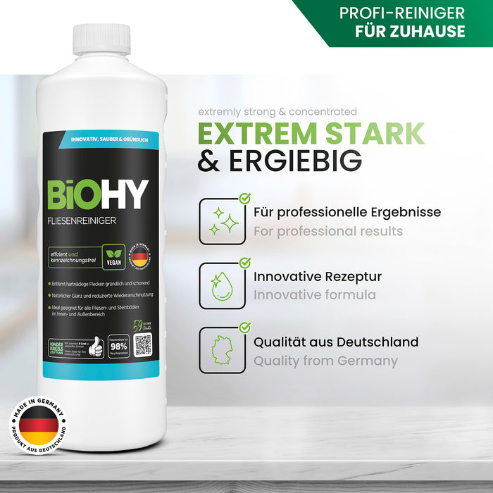 BiOHY Fliesenreiniger – Produktvorteile & Dosierung im Überblick