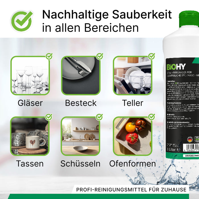 BiOHY Geschirrreiniger 10 Liter Kanister – Seitenansicht