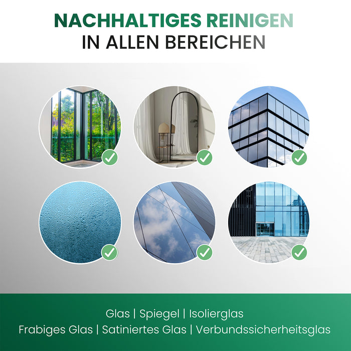 10 Liter Glasreiniger-Kanister für streifenfreie Ergebnisse ohne Nachwischen