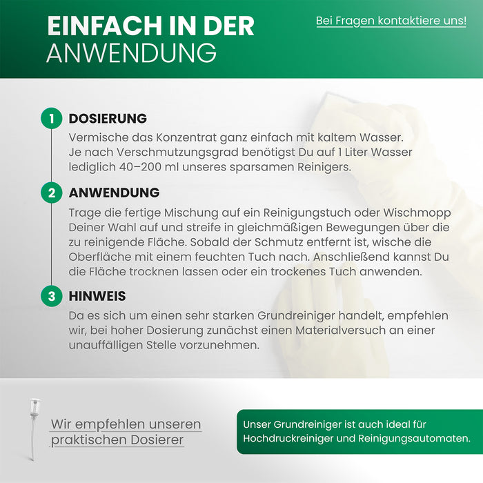 BiOHY Grundreiniger – Grundreinigung vor dem Wechsel auf ein neues Reinigungssystem