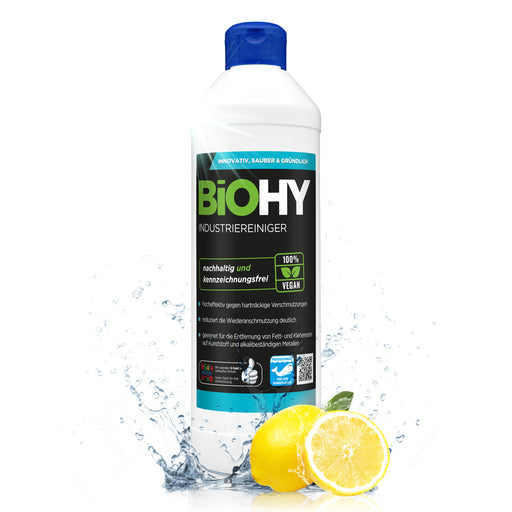 500-ml-Flasche BiOHY Intensivreiniger, Frontansicht mit Etikett