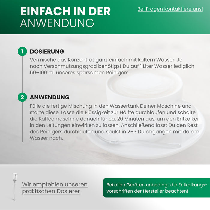 BiOHY Kaffeevollautomaten Entkalker 10 Liter Kanister – Seitenansicht