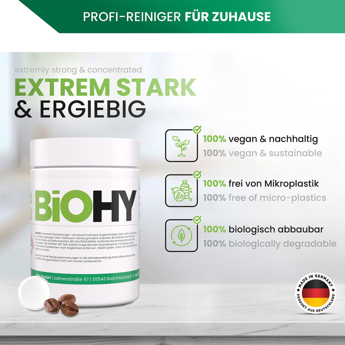 BiOHY Reinigungstabletten für Kaffeevollautomaten – Gesamtübersicht der Produktvorteile
