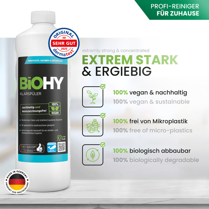 BiOHY Klarspüler 10L (B2B) – Made in Germany Kennzeichnung