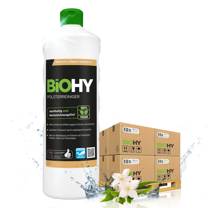 BiOHY Polsterreiniger 480er Palette – Übersichtsaufnahme für Großhandel