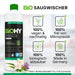 BiOHY Reiniger für Saugwischer 10L mit Frühlingsduft – Produktinfografik zu Eigenschaften und Anwendung