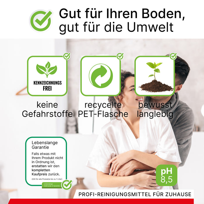 BiOHY Sanitärreiniger 10L (B2B) – Hinweis auf Kalk- und Urinsteinlöser