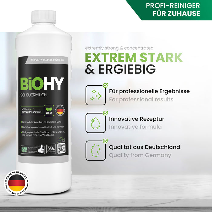 BiOHY Scheuermilch – Produktvorteile & Dosierung im Überblick
