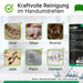 BiOHY Schmuckreiniger 10L (B2B) – Produktinfografik zu Dosierung und Ergiebigkeit