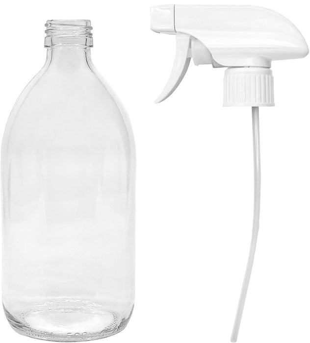 BiOHY Glas Sprühflasche 500 ml mit verstellbarem Sprühkopf, Detailansicht