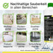 BiOHY Teppichshampoo 10L (B2B) – Produktinfografik zu Dosierung und Ergiebigkeit