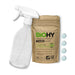 BiOHY Glasflaschen-Set – Glas-Sprühflasche 500 ml mit 4er-Packung Universalreiniger Tabs