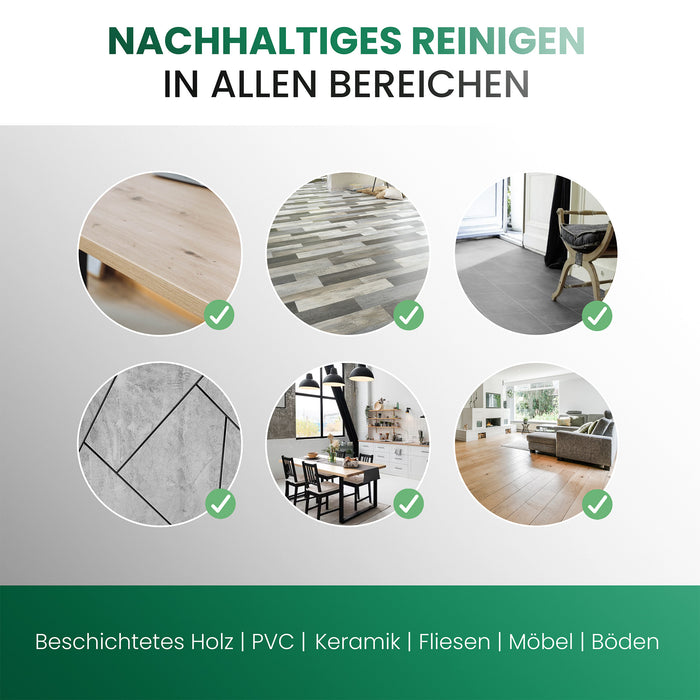 BiOHY Universalreiniger Tabs – vorportionierte Reinigungstabs für die Glas-Sprühflasche