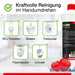 BiOHY WC-Reiniger 10L (B2B) – Produktinfografik zu Dosierung und Ergiebigkeit