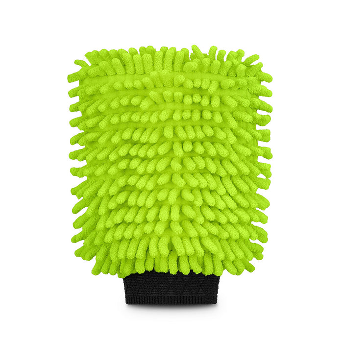 BiOHY Waschhandschuh Auto aus Premium-Chenille-Mikrofaser – Frontansicht