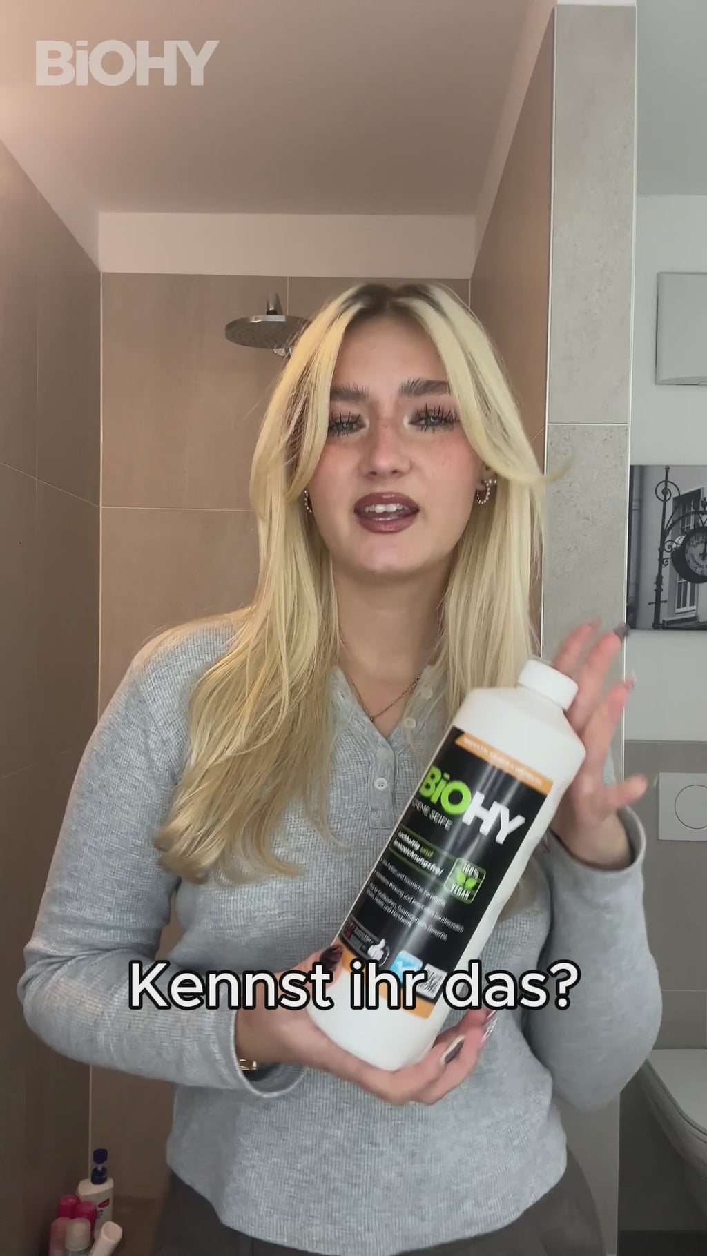 Video: BiOHY Creme Seife Konzentrat – ergiebiges Nachfüllen des Seifenspenders