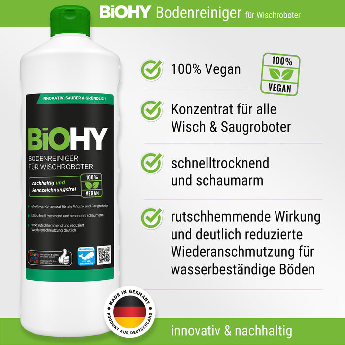 BiOHY Hightech-Set für smarte Reinigungsgeräte – abgestimmte Konzentrate
