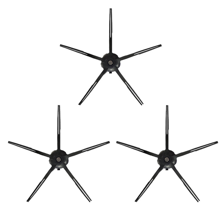 BiOHY Seitenbürste für Roborock S7 und S8 – 3er-Set Ersatzbürsten in Schwarz