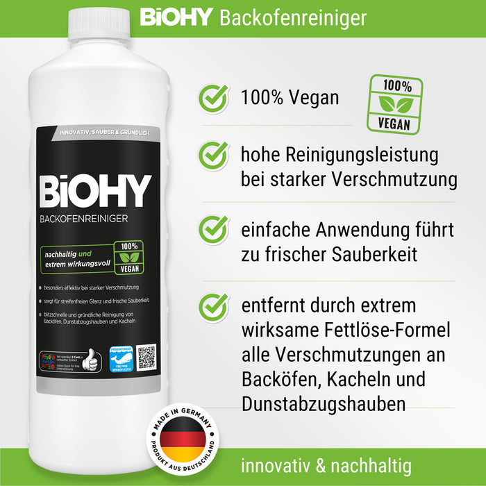 BiOHY Chefkoch-Set – Spülmittel, Fett- und Allzweckreiniger als Konzentrat